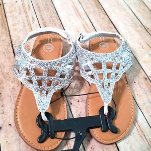 Girls Size 11 GLITTER Sandals